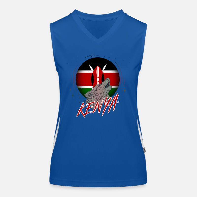 Kenia Funktionelles Kontrast-Tank Top für Frauen