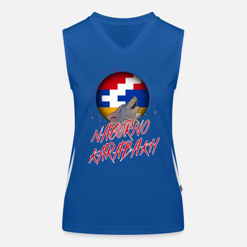 Bergkarabach Funktionelles Kontrast-Tank Top für Frauen