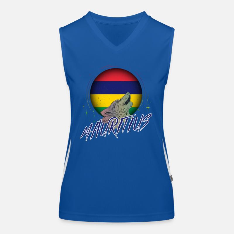 Mauritius Funktionelles Kontrast-Tank Top für Frauen