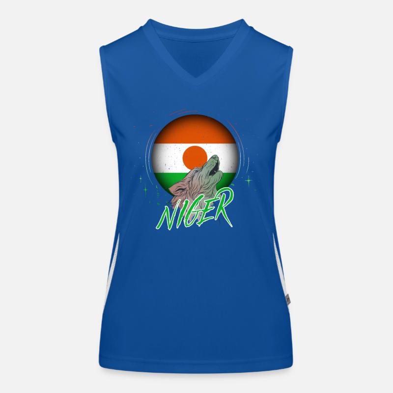 Niger Funktionelles Kontrast-Tank Top für Frauen