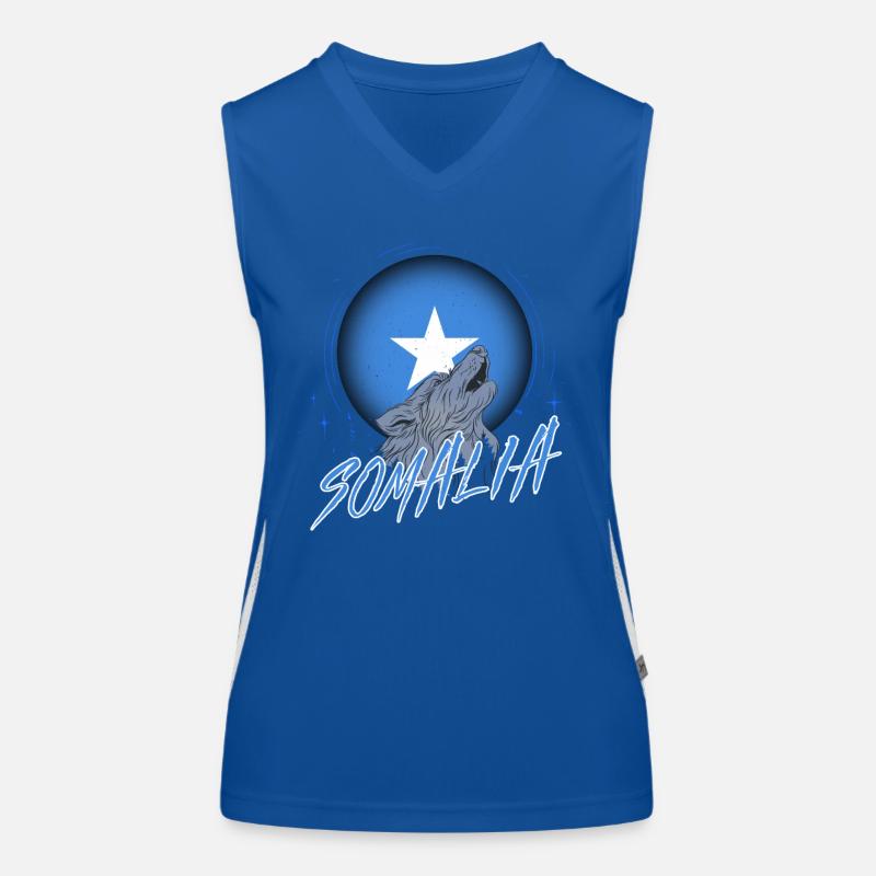 Somalia Funktionelles Kontrast-Tank Top für Frauen
