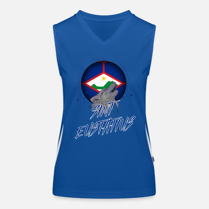 Sint Eustatius Women's Functional Contrast Tank Top