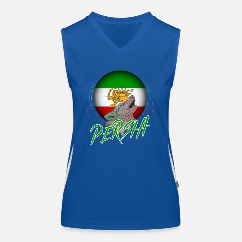 Perse Débardeur respirant contrasté Femme