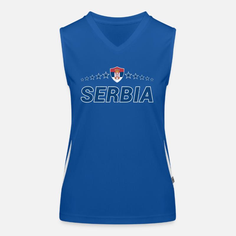 Serbie Débardeur respirant contrasté Femme