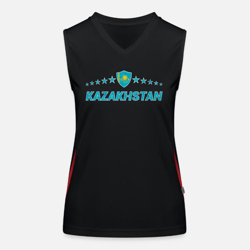 Kazakhstan Débardeur respirant contrasté Femme