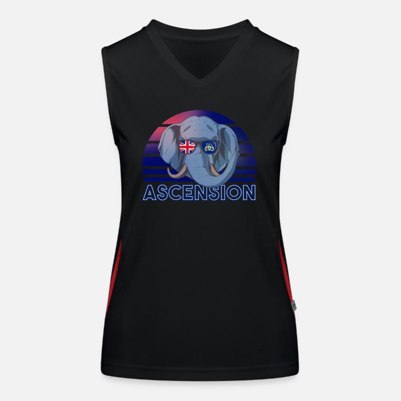 Ascension Débardeur respirant contrasté Femme