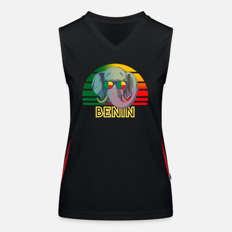 Benin Funktionelles Kontrast-Tank Top für Frauen