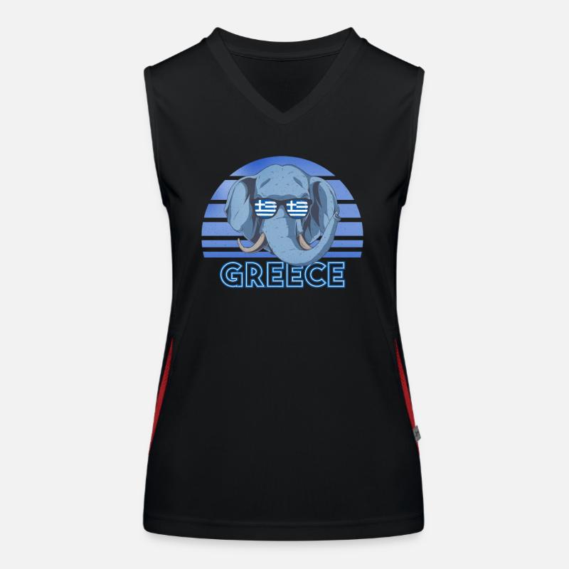 Grèce Débardeur respirant contrasté Femme