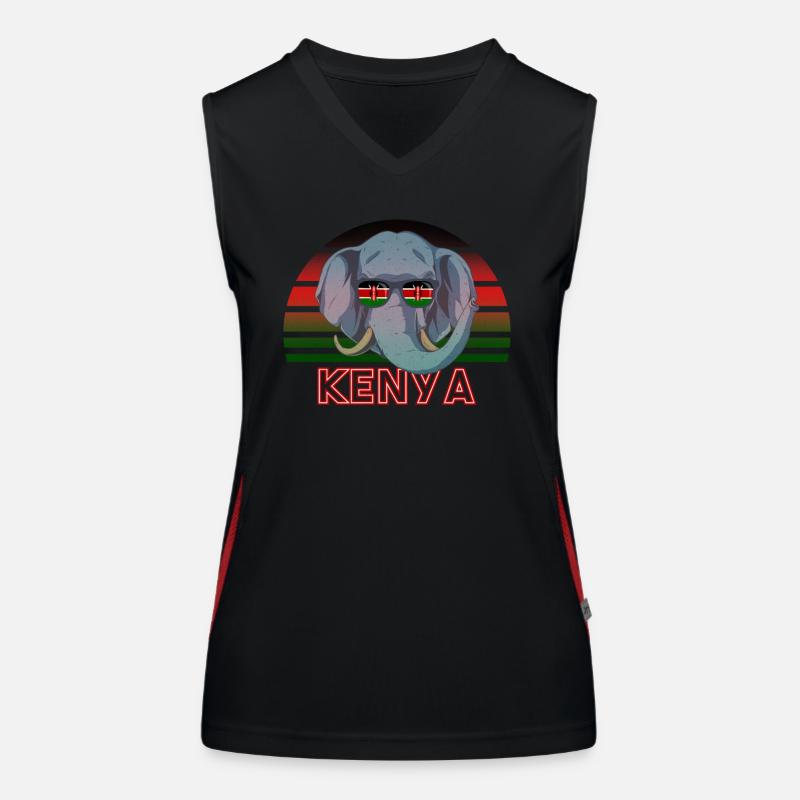 Kenya Women's Functional Contrast Tank Top
