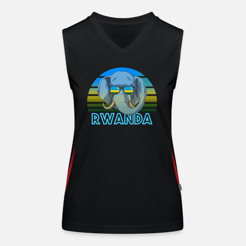 Rwanda Débardeur respirant contrasté Femme