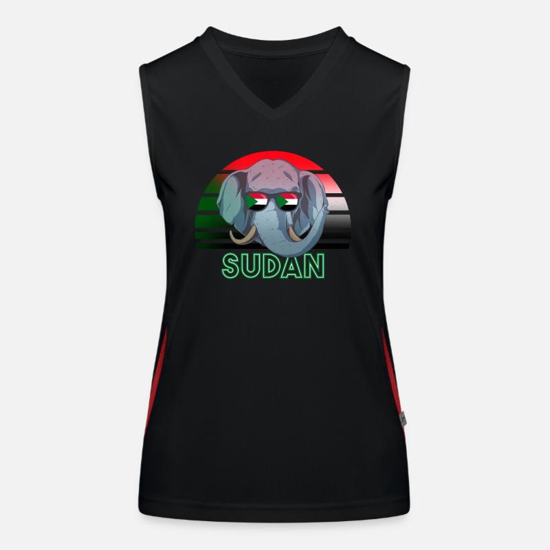 Sudan Women's Functional Contrast Tank Top