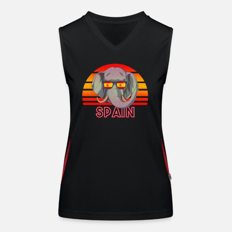 Spanje Functionele contrasterende tanktop voor vrouwen