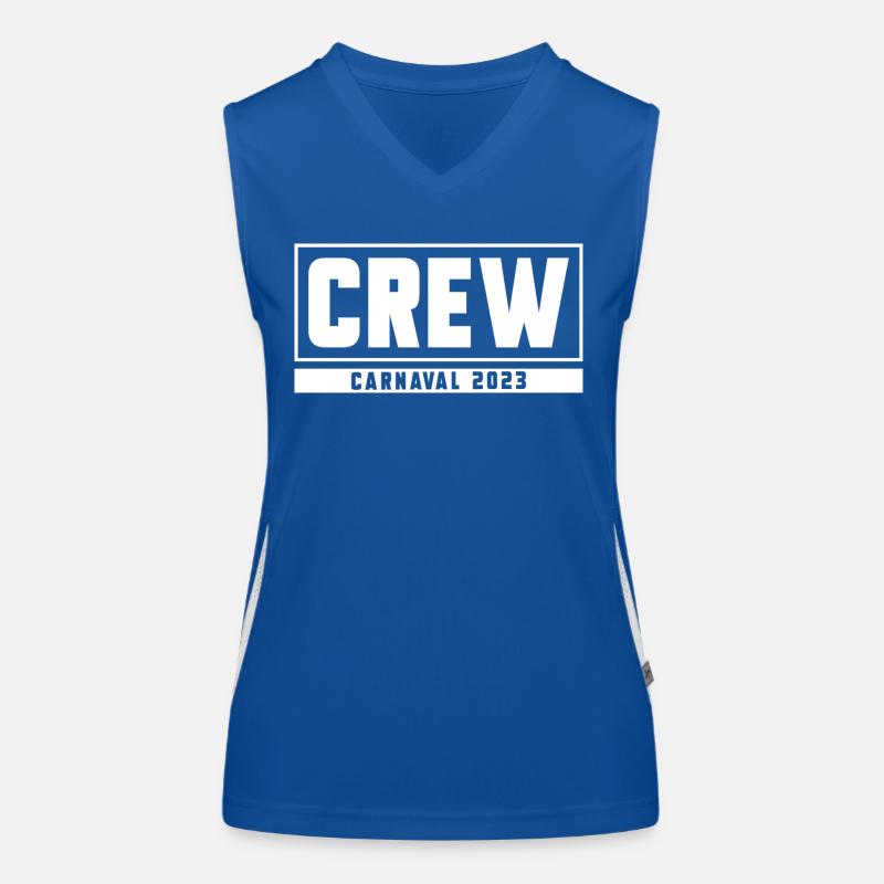 CREW Carnaval 2023 Débardeur respirant contrasté Femme