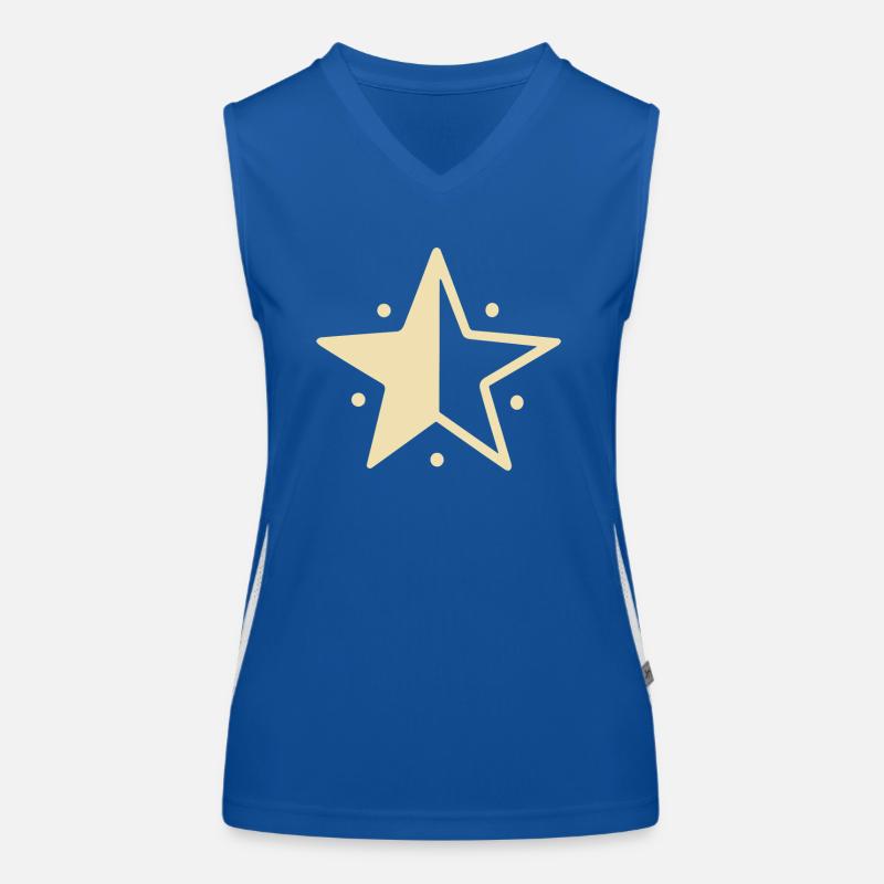 Abstract Star Sky Abstract Art Women's Functional Contrast Tank Top