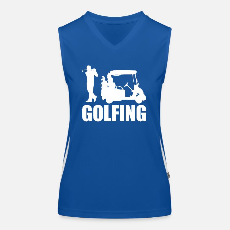 Golf Golf Dicton Golfeur Débardeur respirant contrasté Femme