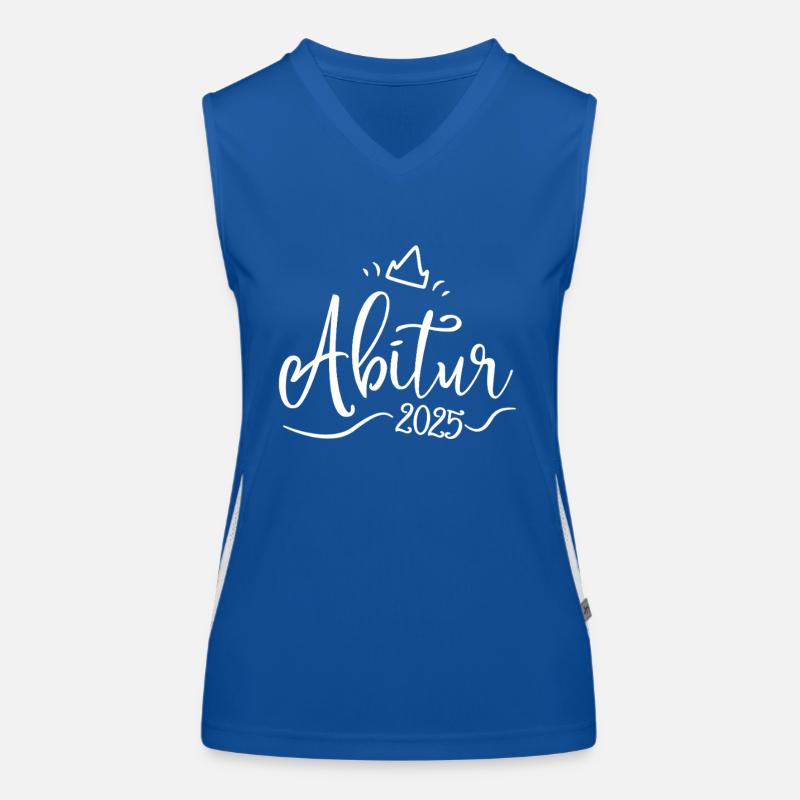Abitur 2025 Funktionelles Kontrast-Tank Top für Frauen