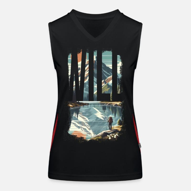 WILD EXPLORE Women's Functional Contrast Tank Top