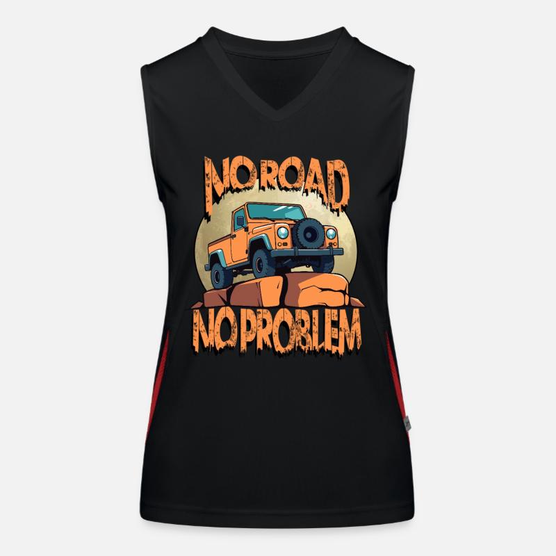 Off-Road Vehicle Driver Women's Functional Contrast Tank Top