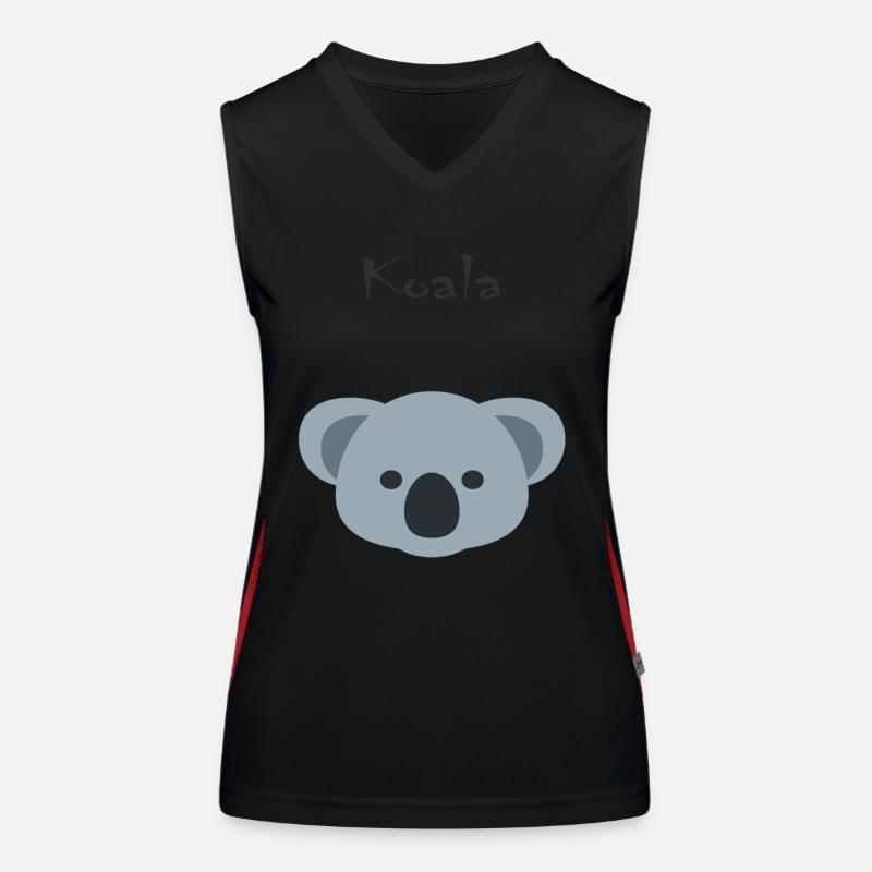 Koala Funktionelles Kontrast-Tank Top für Frauen