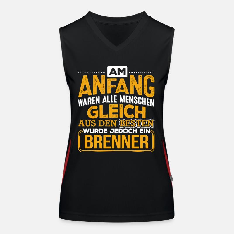 BRENNER - Der Beste Funktionelles Kontrast-Tank Top für Frauen