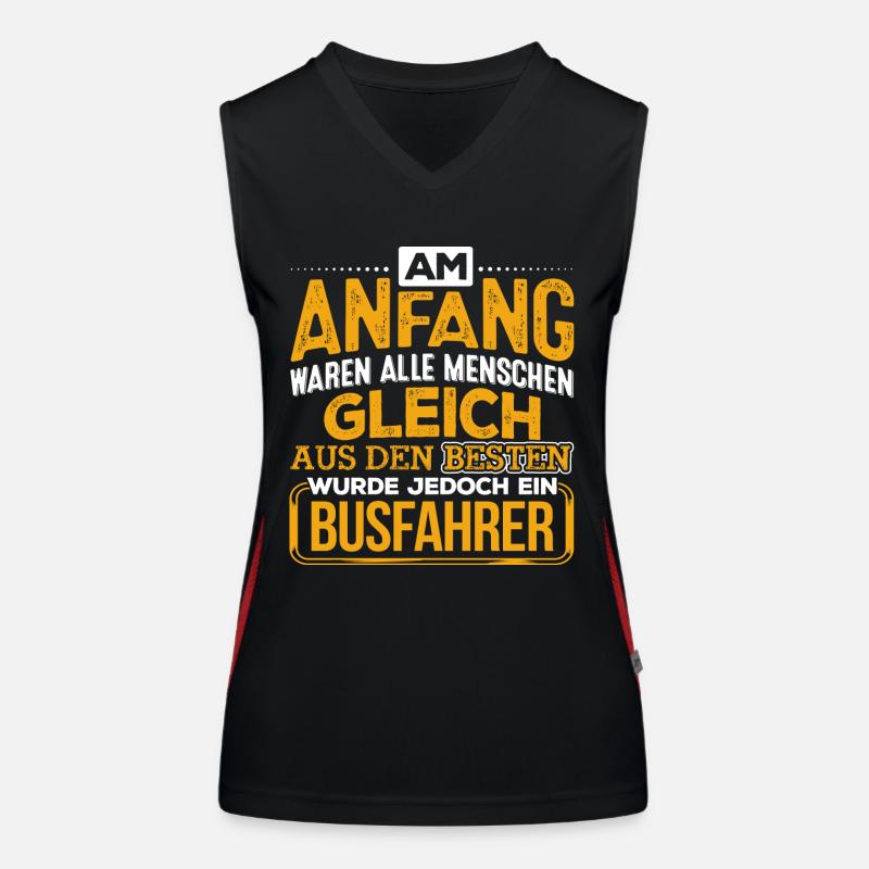 BUSFAHRER - Der Beste Funktionelles Kontrast-Tank Top für Frauen