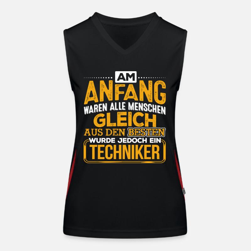 TECHNIKER - Der Beste Funktionelles Kontrast-Tank Top für Frauen