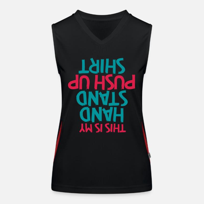 CHEMISE DE SUPPORT À MAIN Débardeur respirant contrasté Femme