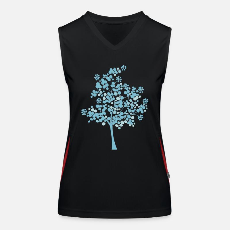 Snowball tree Women's Functional Contrast Tank Top