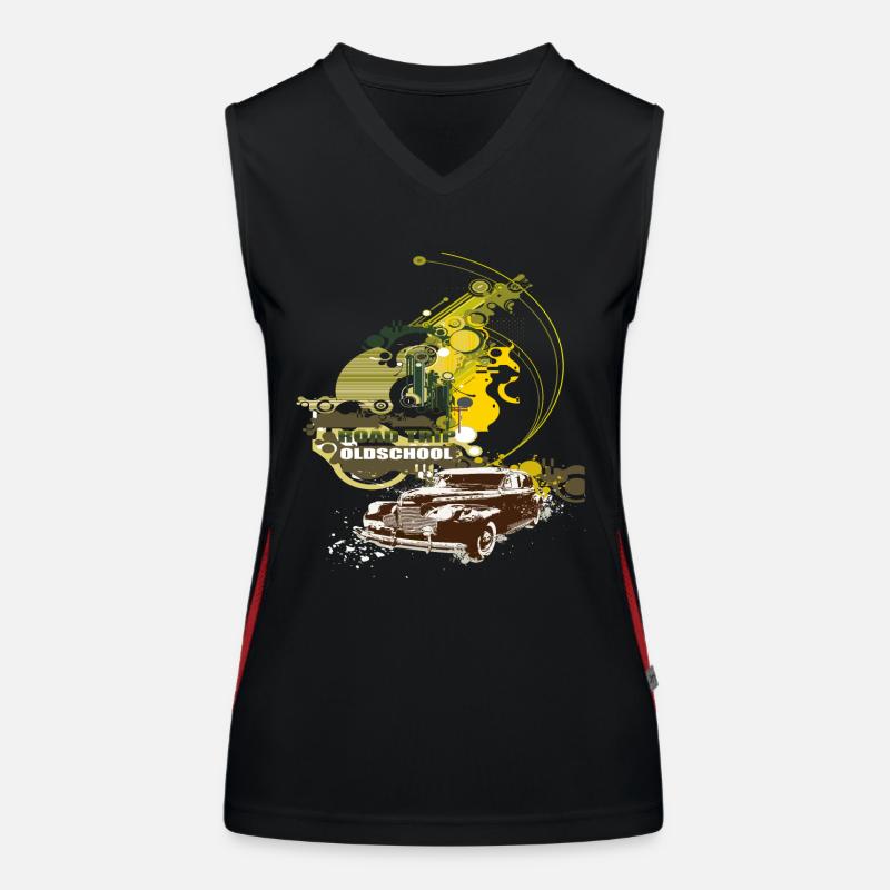 Old School Women's Functional Contrast Tank Top