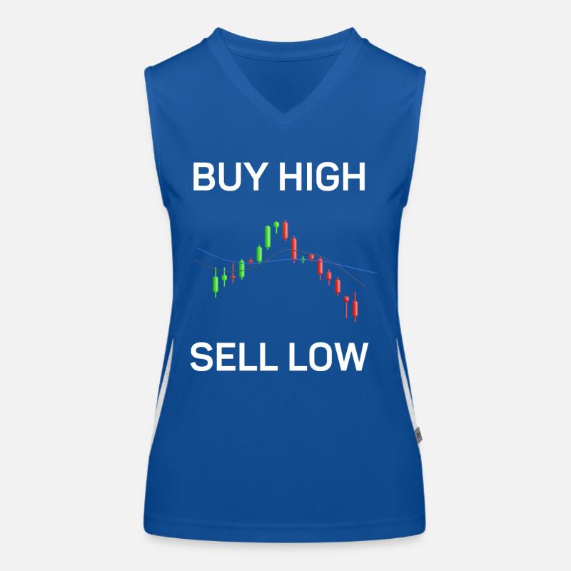 Acheter haut, vendre bas, s’amuser Débardeur respirant contrasté Femme