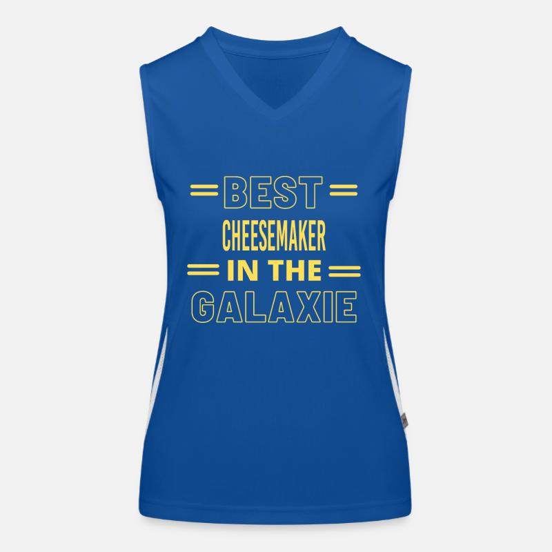 Best Ever IN THE GALAXIE CHEESEMAKER Women's Functional Contrast Tank Top