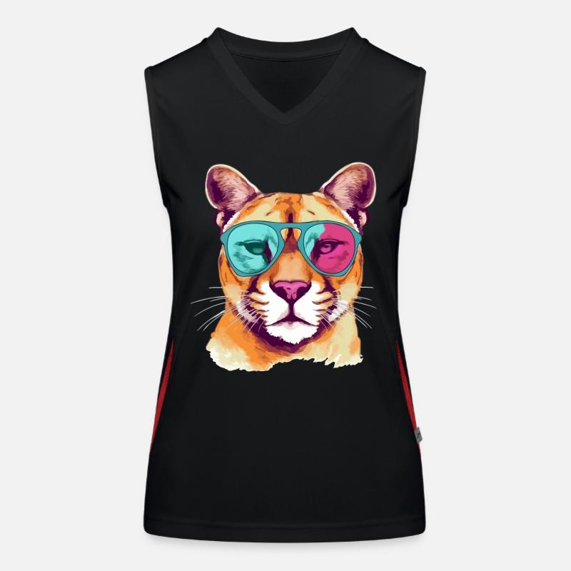 Gring le cougar Débardeur respirant contrasté Femme