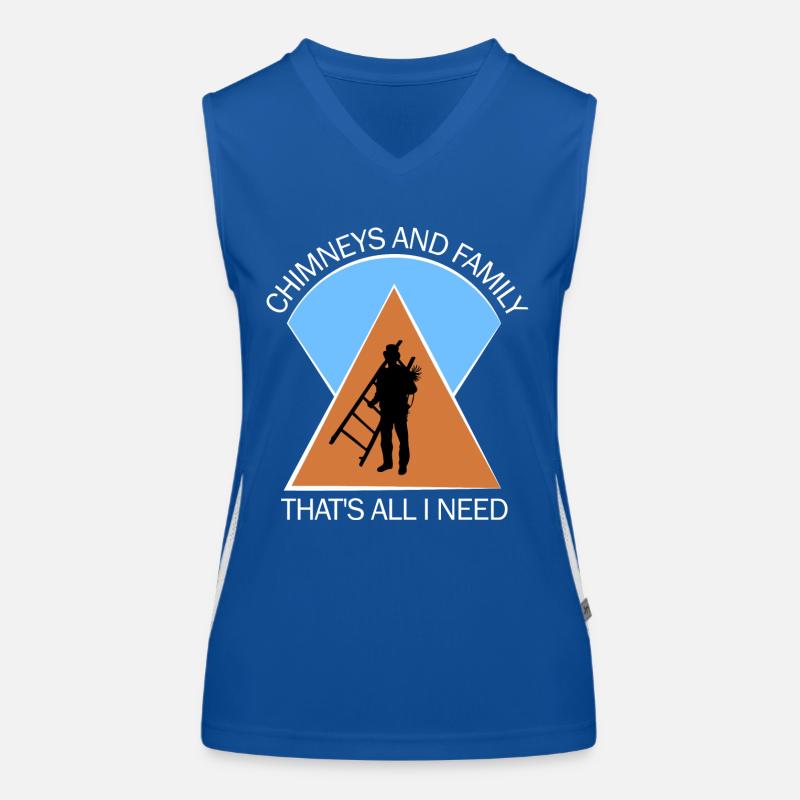 Ramoneur ramoneur Débardeur respirant contrasté Femme