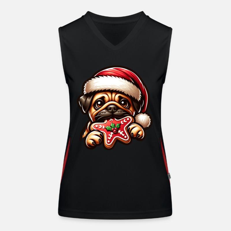 Pug Women's Functional Contrast Tank Top