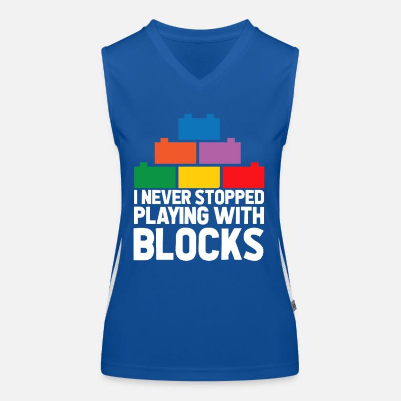 Brick Builder Toys Blocks Clamping Blocks Bricks Women's Functional Contrast Tank Top