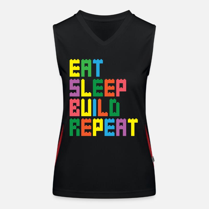 Brick Builder Brick Building Master Builder Women's Functional Contrast Tank Top