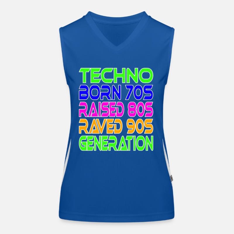 Génération Techno Débardeur respirant contrasté Femme
