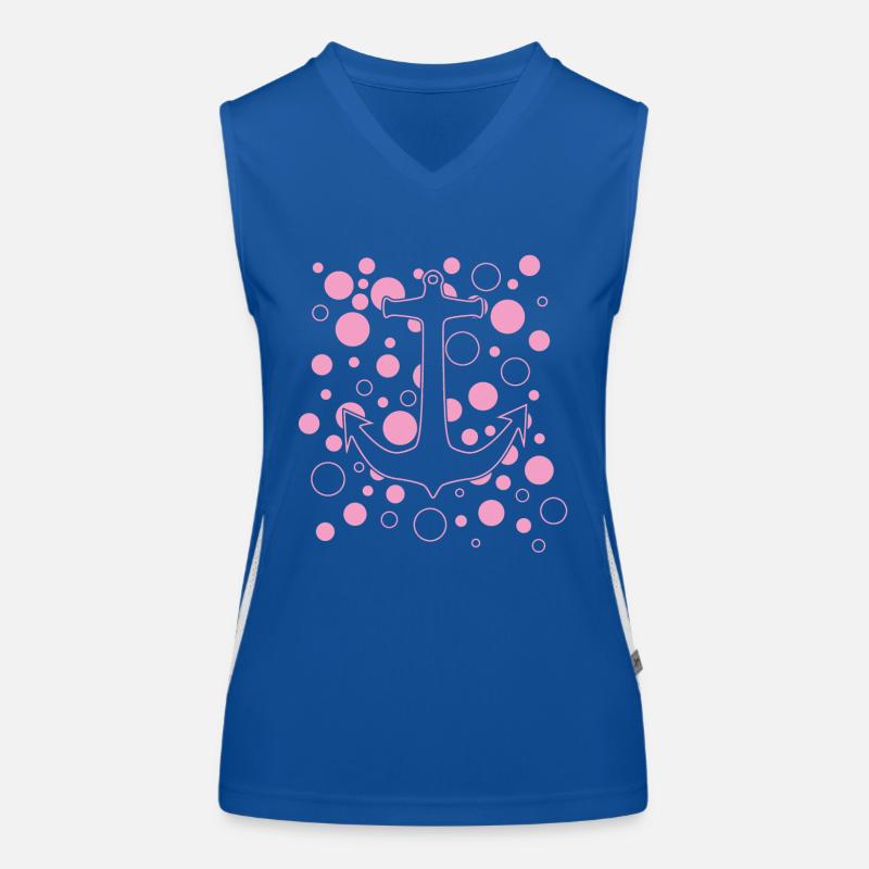 Anker Funktionelles Kontrast-Tank Top für Frauen