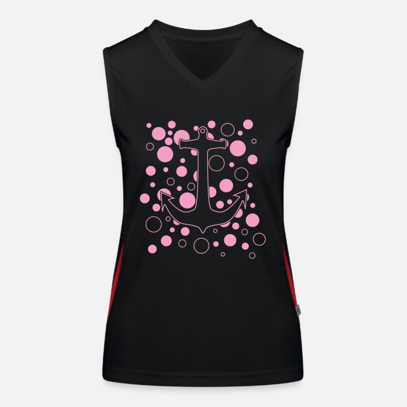 Anker Funktionelles Kontrast-Tank Top für Frauen