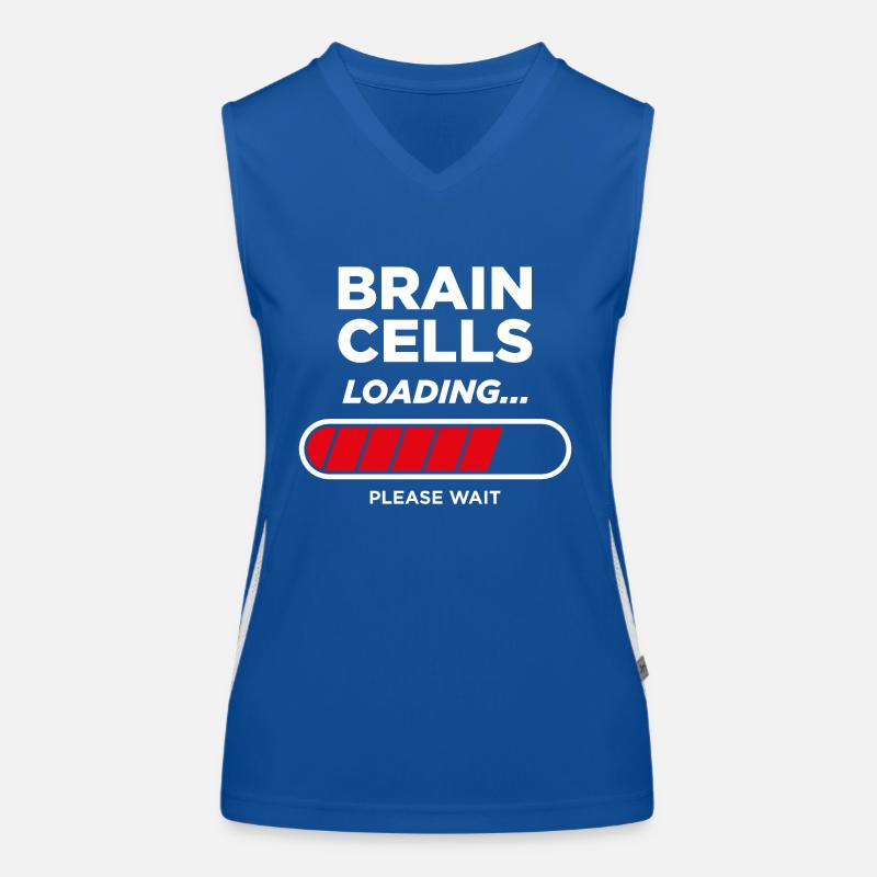 Brain Cells Loading Women's Functional Contrast Tank Top