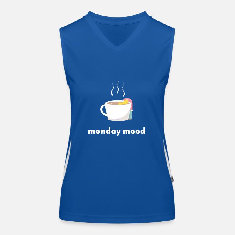 lundi humeur Débardeur respirant contrasté Femme