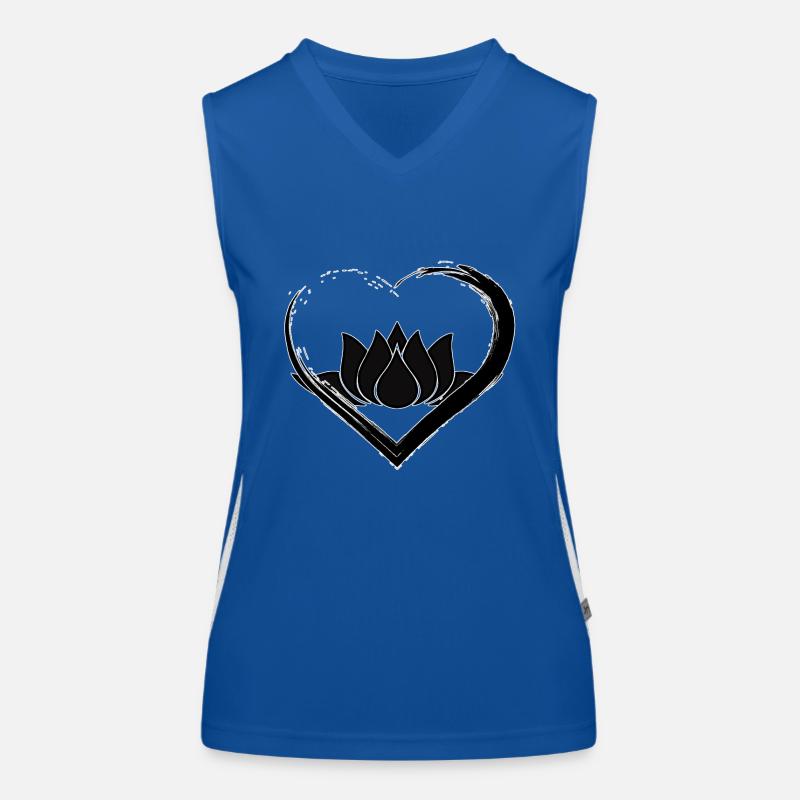 Black Heart Lotus Women's Functional Contrast Tank Top
