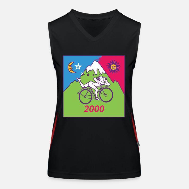 Albert Hofmann LSD 2000 Débardeur respirant contrasté Femme