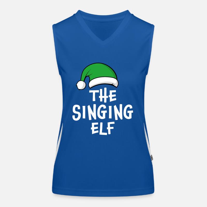 Die singende Elfe Funktionelles Kontrast-Tank Top für Frauen