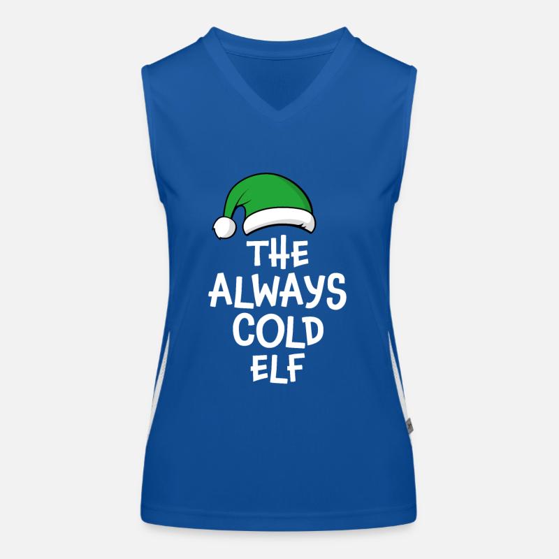 Der immer kalte Elf Funktionelles Kontrast-Tank Top für Frauen