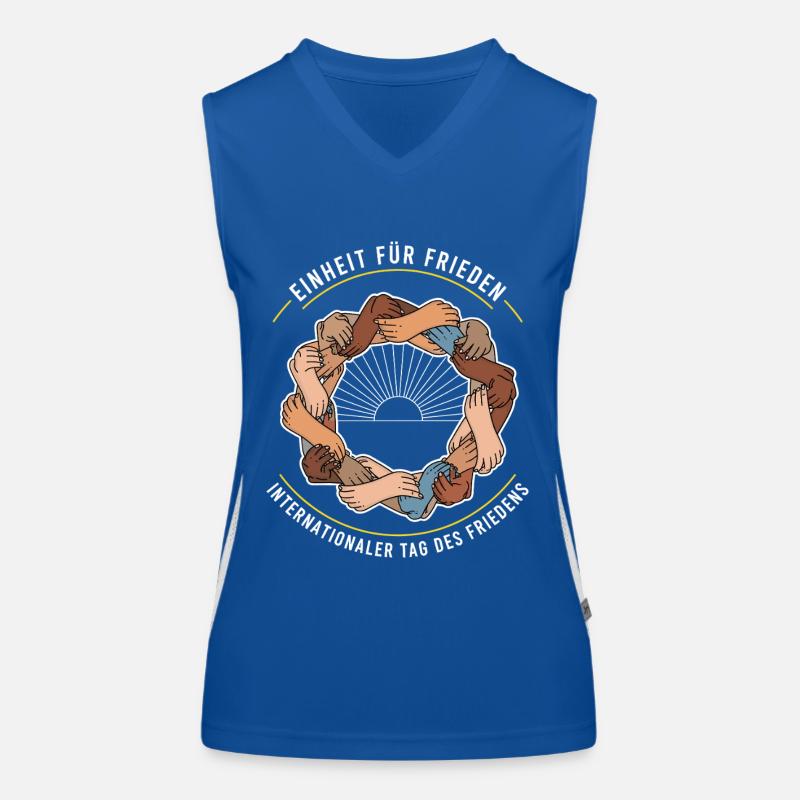 Unity for Peace Women's Functional Contrast Tank Top