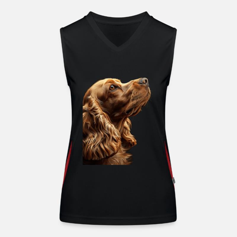 Cocker Spaniel Débardeur respirant contrasté Femme