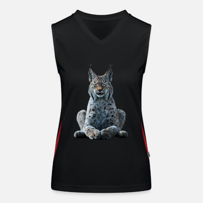 Luchs Funktionelles Kontrast-Tank Top für Frauen