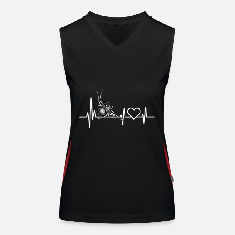 Spinne Funktionelles Kontrast-Tank Top für Frauen