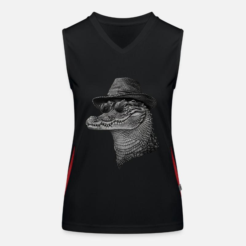 Crocodile Débardeur respirant contrasté Femme